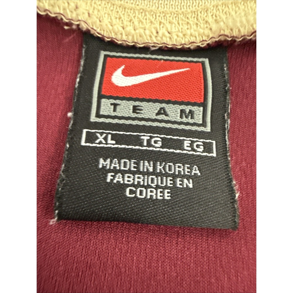 VINTAGE‎ Nike Florida State Seminoles Jersey Mens XL Red 22 Basketball Y2K - Picture 6 of 11
